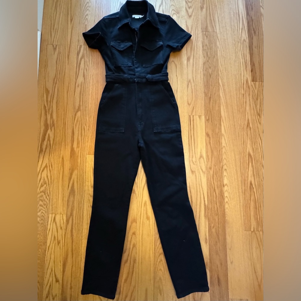 Good American Dark Jumpsuit; excellent condition; worn once for a work event